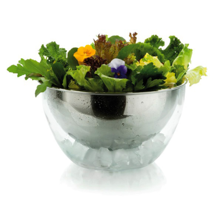 Saladeira Cooler Inox/Vidro